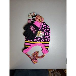 (Berkshire) LOL girls hat and gloves set